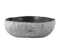 Basin River Stone Oval Sink Washing Bowl Toilet Bathroom Multi Sizes vidaXL