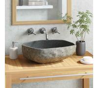 vidaXL Basin River Stone Oval 45-53 cm 01 UK HOT
