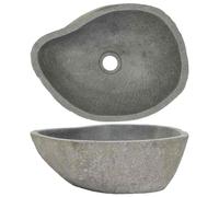 vidaXL Basin River Stone Oval 37-46 cm UK HOT