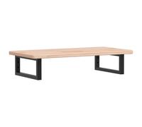 vidaXL Basin Shelf Wall Mounted Bathroom Countertop Steel and Solid Wood Oak