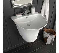 vidaXL Basin White 47 x 45 x 37 cm Glazed Ceramic