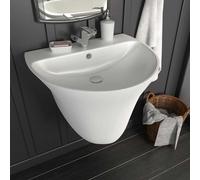 vidaXL Basin White 56 x 48 x 42 cm Glazed Ceramic
