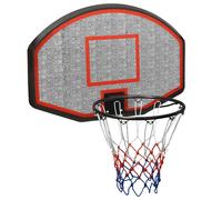 vidaXL Basketball Backboard Black 90x60x2 cm Polyethene