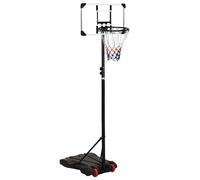 vidaXL Basketball Stand Transparent 216-250 cm Polycarbonate