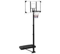 vidaXL Basketball Stand Transparent 256-361 cm Polycarbonate