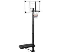 vidaXL Basketball Stand Transparent 256-361 cm Polycarbonate Basketball Post