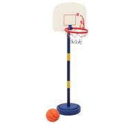 vidaXL Basketball Stand with Ball and Pump Adjustable Height, Basketball Hoop fo