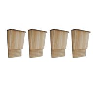 vidaXL Bat Houses 4 pcs 22x12x34 cm Wood