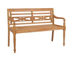 vidaXL Batavia Bench 120 cm Teak