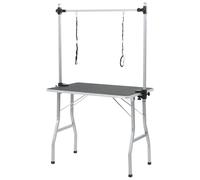 Bath Grooming Table for Dogs Cats Pets Adjustable 2 Loops Pet Supply vidaXL