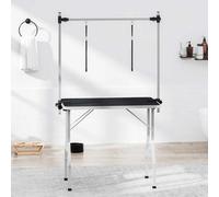 Vidaxl Bath Grooming Table For Dogs Cats Pets Adjustable 2 Loops