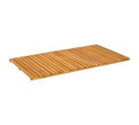 vidaXL Bath Mat Plain Brown 100 x 55 cm Wood, Bathroom, Rectangular, Minimalist Design for Compact Spaces, Efficient Fixtures, and Modern Amenities that Enhance Style