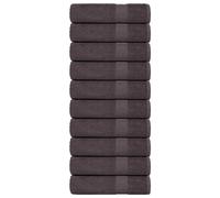 vidaXL Bath Towels 10 pcs Anthracite 100x150 cm 360 gsm 100% Cotton