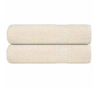 vidaXL Bath Towels 2 pcs Cream 100x150 cm 360 gsm 100% Cotton