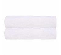 vidaXL Bath Towels 2 pcs White 100x150 cm 360 gsm 100% Cotton