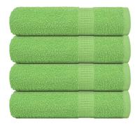 vidaXL Bath Towels 4 pcs Apple Green 100x150 cm 360 gsm 100% Cotton towel