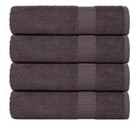 vidaXL Bath Towels 4 pcs "FROGN" Anthracite 100x150 cm 100% Cotton