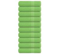 vidaXL Bath Towels 10 pcs Apple Green 100x150 cm 360 gsm 100% Cotton towel