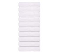 vidaXL Bath Towels "FROGN" 10 pcs White 100x150 cm 360 gsm