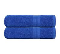 vidaXL Bath Towels "FROGN" 2 pcs Blue 100x150 cm 360 gsm
