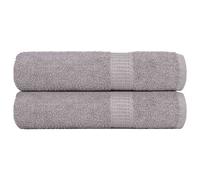 vidaXL Bath Towels "FROGN" 2 pcs Grey 100x150 cm 360 gsm