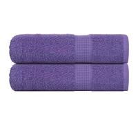 vidaXL Bath Towels "FROGN" 2 pcs Purple 100x150 cm 360 gsm