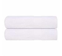 vidaXL Bath Towels "FROGN" 2 pcs White 100x150 cm 360 gsm