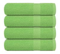 vidaXL Bath Towels 4 pcs Apple Green 100x150 cm 360 gsm 100% Cotton towel