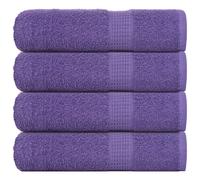 vidaXL Bath Towels "FROGN" 4 pcs Purple 100x150 cm 360 gsm