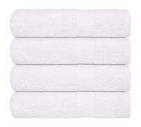 vidaXL Bath Towels "FROGN" 4 pcs White 100x150 cm 360 gsm