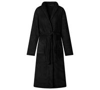 vidaXL Bathrobe without Hood Black XXL Flannel