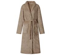 vidaXL Bathrobe without Hood Camel XXL Flannel