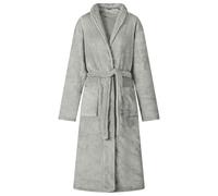 vidaXL Bathrobe without Hood Grey XXL Flannel