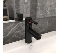 Vidaxl Bathroom Basin Faucet Black 130X176 mm