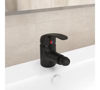 vidaXL Bathroom Bidet Mixer Tap Black 13x12 cm
