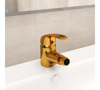 Vidaxl Bathroom Bidet Mixer Tap Gold 13X12 Cm, Gold
