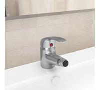 vidaXL Bathroom Bidet Mixer Tap Silver Basin Kitchen Mounted Faucet Fixture