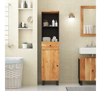 vidaXL Bathroom Cabinet 38x33x160 cm Solid Wood Acacia, Brown