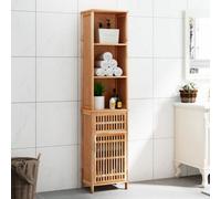 Vidaxl Bathroom Cabinet 42X29X182 Cm Solid Wood Walnut