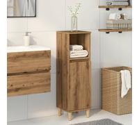 Bathroom Cabinet Cupboard Washroom Storage Cabinet Engineered Wood vidaXL