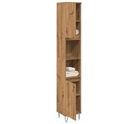 vidaXL Bathroom Cabinet Artisan Oak 30x30x190 cm Engineered Wood