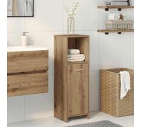 vidaXL Bathroom Cabinet Artisan Oak 30x30x95 cm Engineered Wood