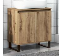vidaXL Bathroom Cabinet Artisan Oak 58x33x60 cm Engineered Wood