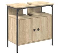 vidaXL Bathroom Cabinet Beige 60 x 30 x 60 cm Engineered wood, Modern Rectangula