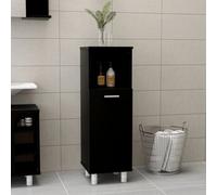 Vidaxl Bathroom Cabinet Black 30X30X95 Cm Engineered Wood Bathroom Cabinets