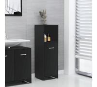 Vidaxl Bathroom Cabinet Black 30X30X95 Cm Engineered Wood Bathroom Cabinets