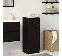 vidaXL Bathroom Cabinet Black oak 32 x 34 x 90 cm Engineered wood, Black