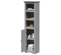 (grey) vidaXL Bathroom Cabinet BODO White 44x30x160 cm bathroom storage cabinet