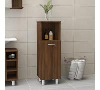 vidaXL Bathroom Cabinet Brown Oak 30x30x95 cm Engineered Wood