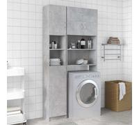 Vidaxl Bathroom Cabinet Concrete Grey 32X25.5X190 Cm Engineered Wood Bathroom Cabinets